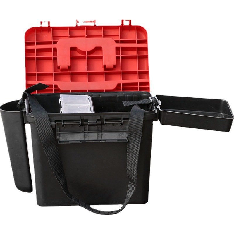WEI AND HS-4 FISHING BOXES WITH A THICK, COSMOPOLITAN FISHING KIT WITH BAITABLE TRAYS